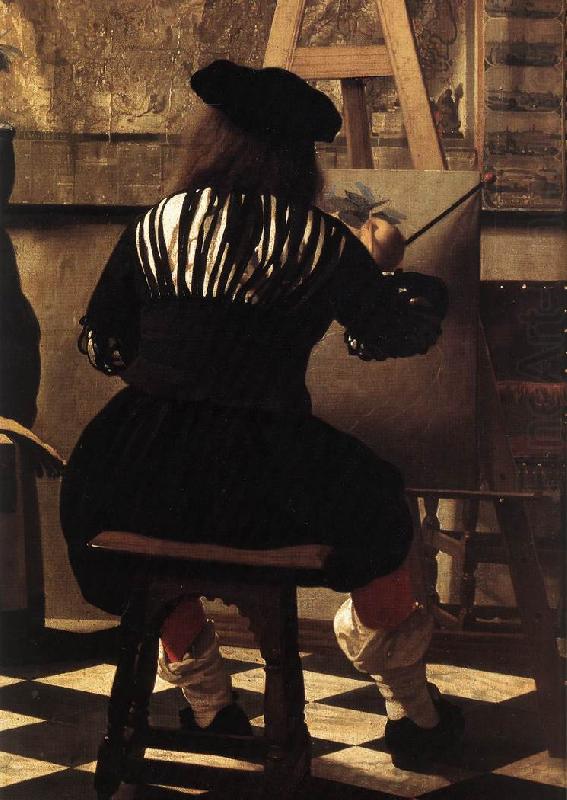 The Art of Painting (detail) wer, VERMEER VAN DELFT, Jan